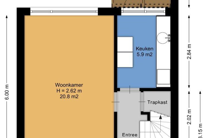 Plattegrond – Toekomststraat 129, Enschede