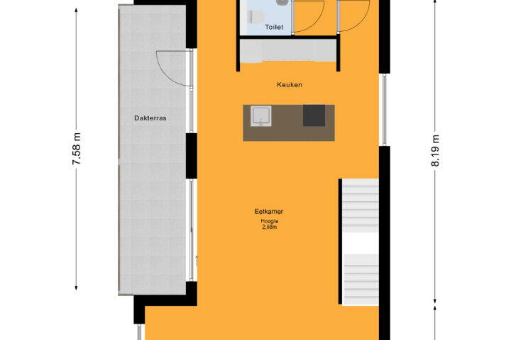 Plattegrond – Toenzalstraat 13, Almere