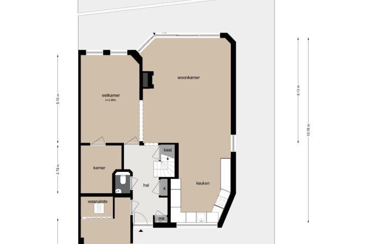 Plattegrond – Toevluchtstraat 21, Badhoevedorp