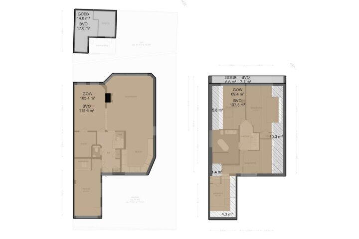 Plattegrond – Toevluchtstraat 21, Badhoevedorp