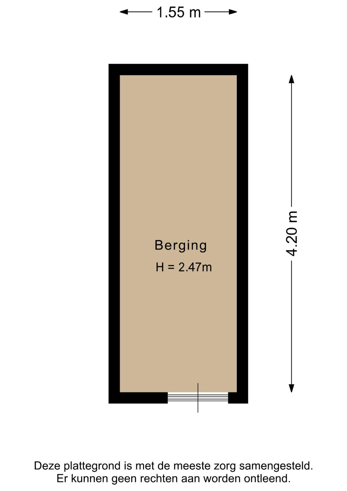 Plattegrond 2 - Tolhuis 4266, Nijmegen