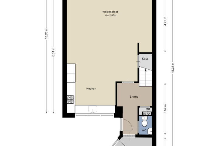 Plattegrond – Tolick 77, Hoogland