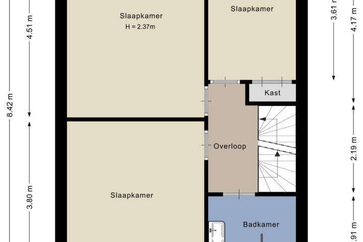 Plattegrond – Tolick 77, Hoogland