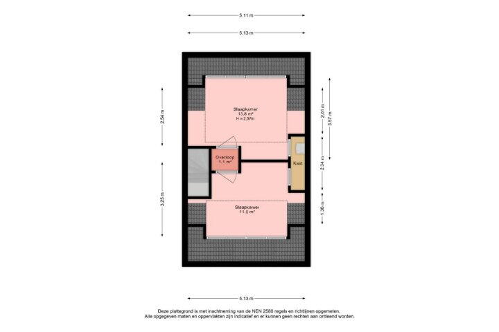 Plattegrond – Tom Navislaan 12, Den Haag