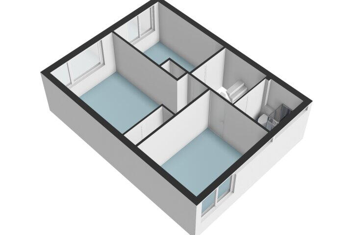 Plattegrond – Top Naefflaan 4, Amstelveen