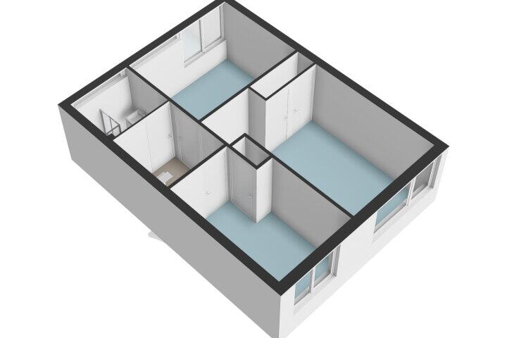 Plattegrond – Top Naefflaan 4, Amstelveen