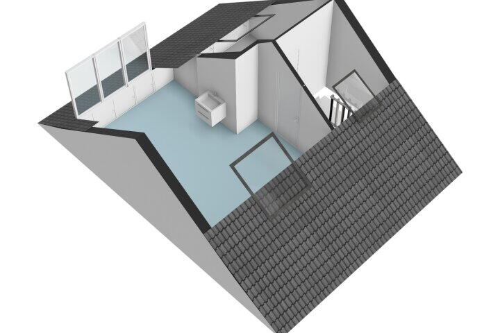 Plattegrond – Top Naefflaan 4, Amstelveen