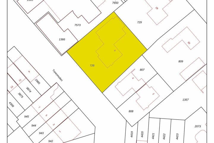 Plattegrond – Torenmolen 6, Heerhugowaard