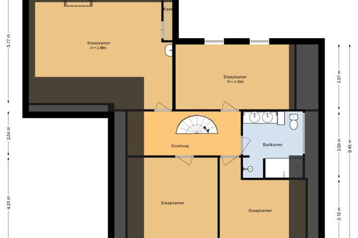 Plattegrond – Torenmolen 6, Heerhugowaard
