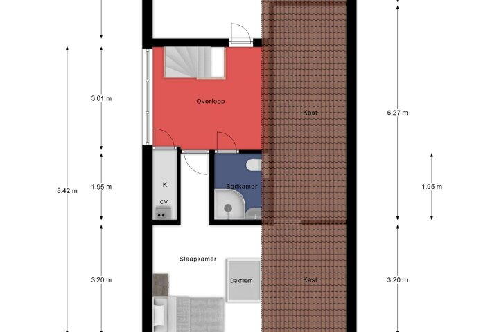 Plattegrond – Torenstraat 4, Horst