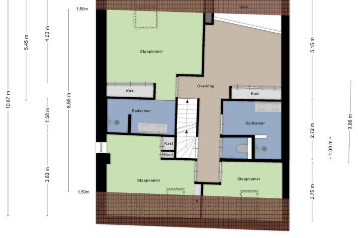 Plattegrond – Torenstraat 34, Heeswijk-dinther
