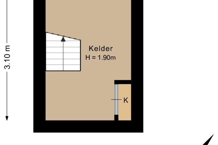 Plattegrond – Treubstraat 36, Nijmegen