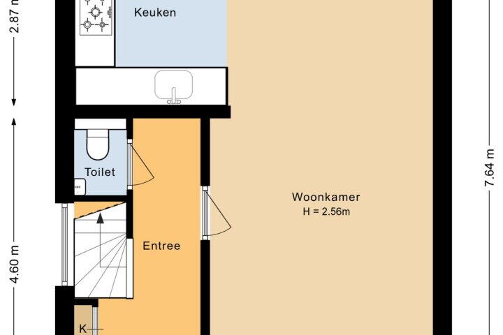 Plattegrond – Tritonlaan 23, Heerhugowaard