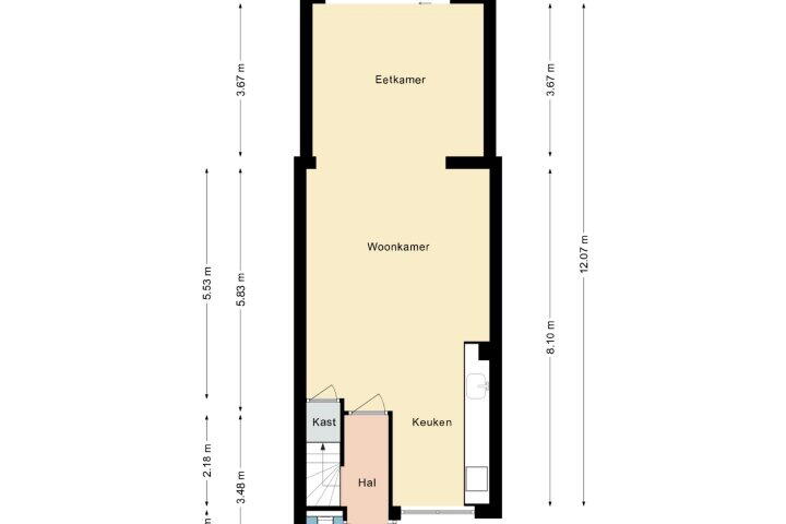Plattegrond – Troereberg 23, Landgraaf