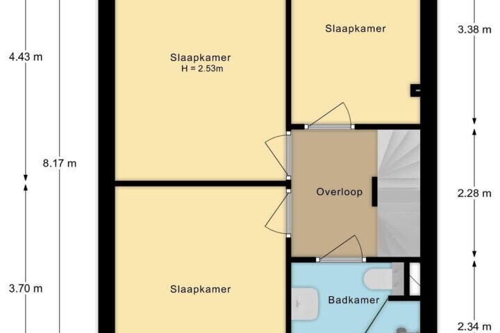 Plattegrond – Trommelaarshoeve 4, Apeldoorn