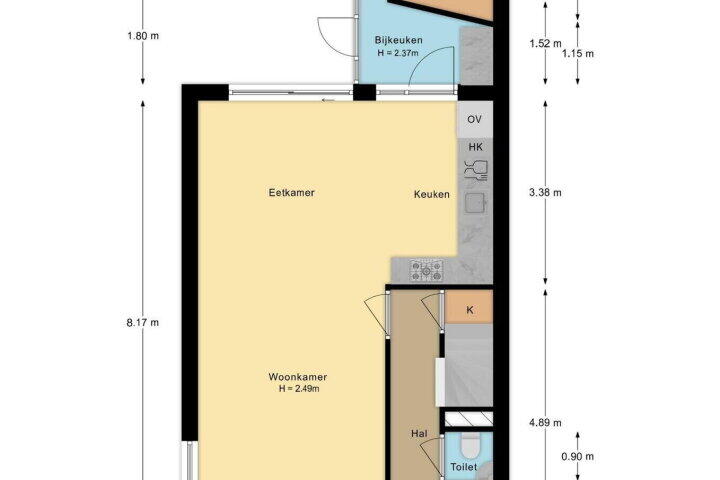 Plattegrond – Trommelaarshoeve 4, Apeldoorn