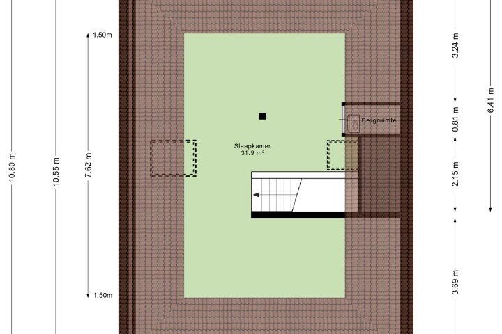 Plattegrond – Trompenburgh 20, Lelystad