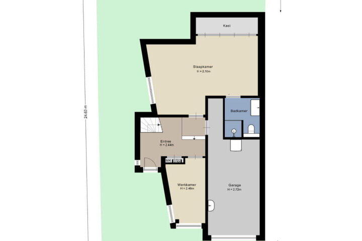 Plattegrond – Trosjespeergaarde 7, Amersfoort