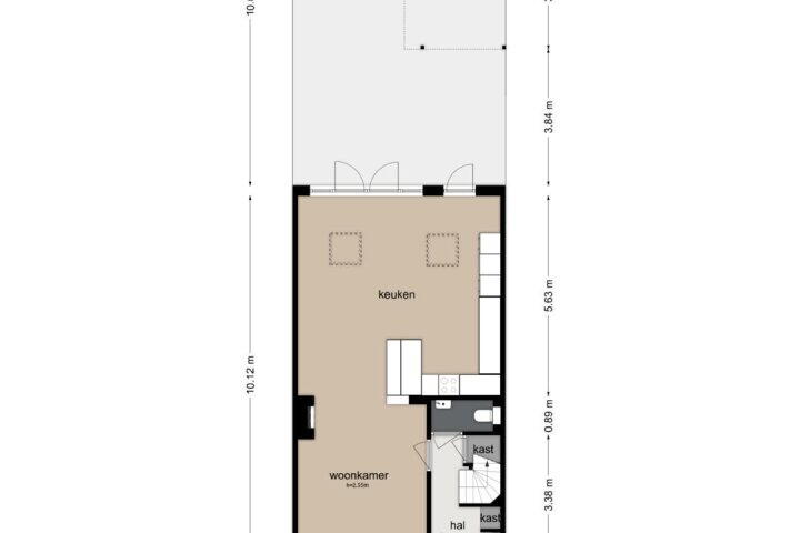 Plattegrond – Troskerslaan 19, Amstelveen
