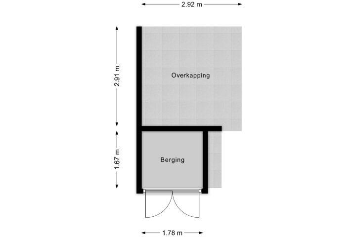 Plattegrond – Tuinstraat 19, Boskoop