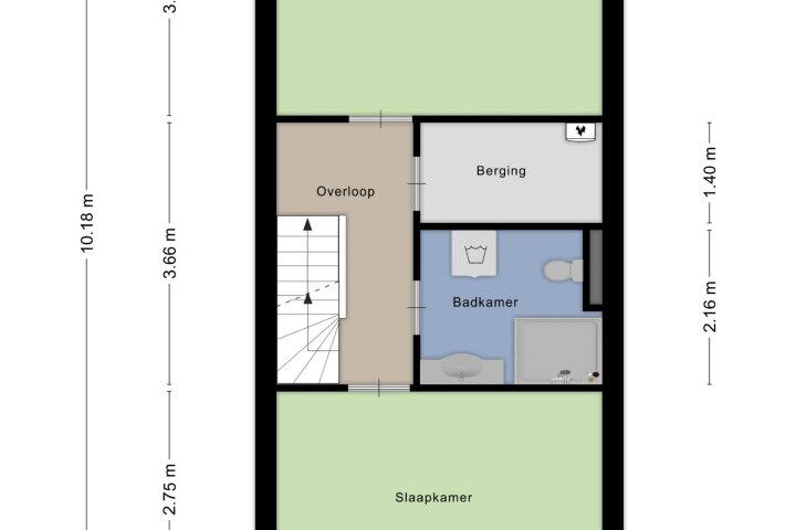 Plattegrond – Tulastraat 37, Amsterdam