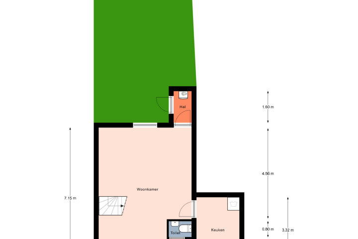 Plattegrond – Tulpstraat 10, Nijmegen