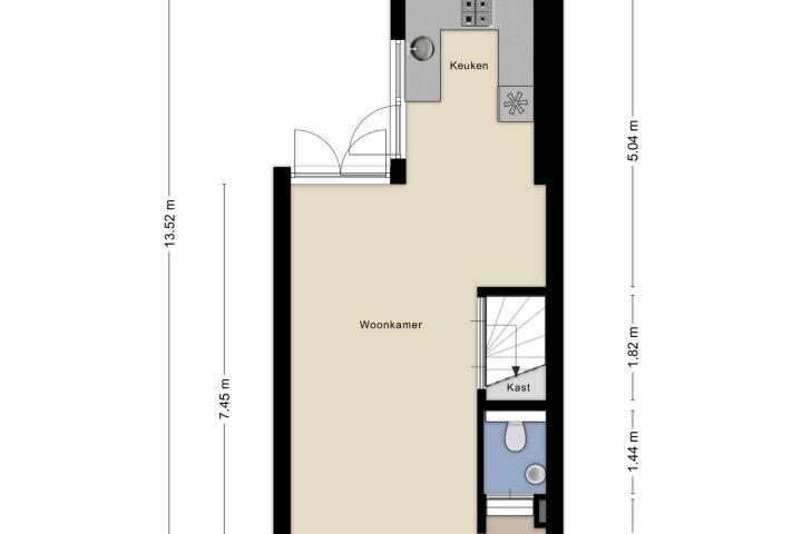 Plattegrond – Tulpstraat 9, Arnhem