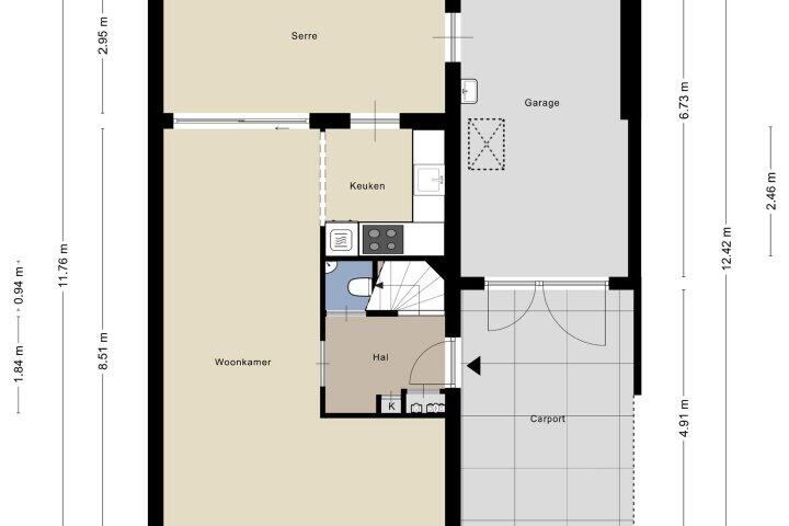 Plattegrond – Tunnelpad 19, Hernen