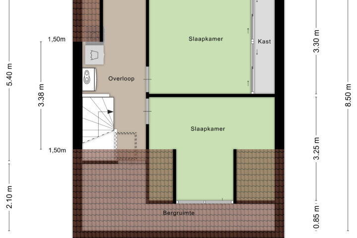 Plattegrond – Tunnelweg 103, Wijchen