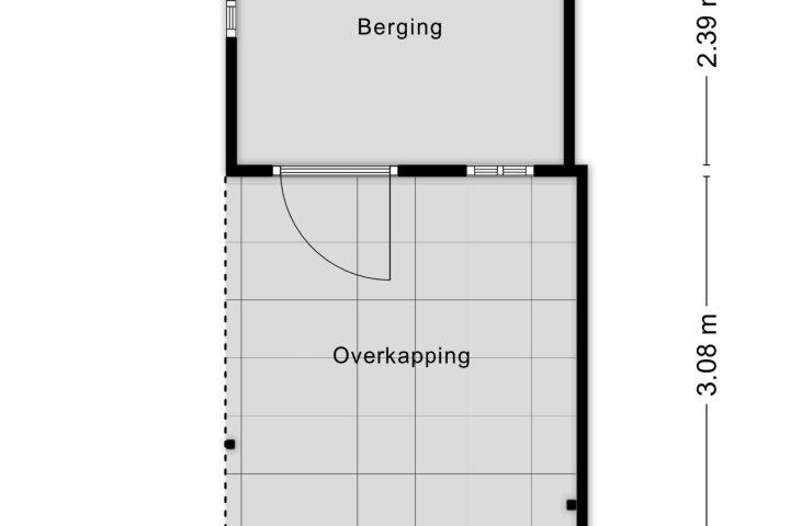 Plattegrond – Tunnelweg 4, Wijchen