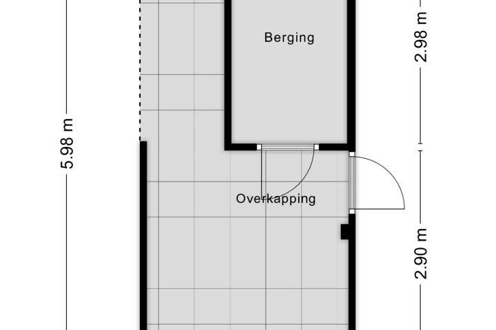 Plattegrond – Turfberg 9, Roosendaal