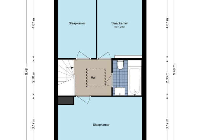 Plattegrond – Turfschip 125, Amstelveen