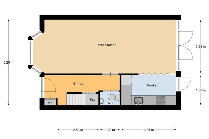 Plattegrond – Tweeboomlaan 90, Hoorn (NH)
