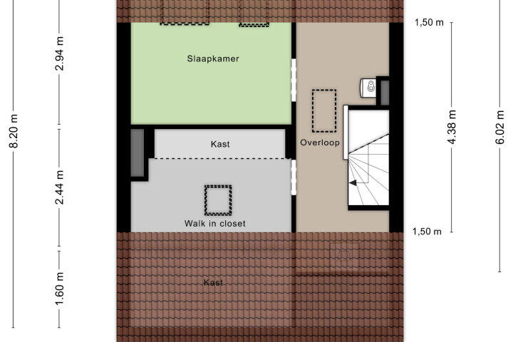 Plattegrond – Tweede Oude Heselaan 147, Nijmegen