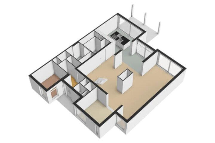Plattegrond – Tweeloo 23, Meppel