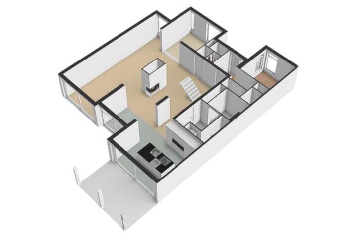 Plattegrond – Tweeloo 23, Meppel