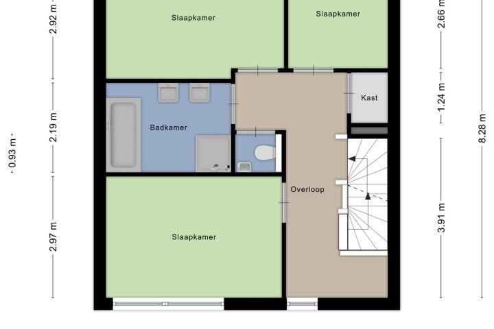 Plattegrond – Twickel 25, Zeewolde