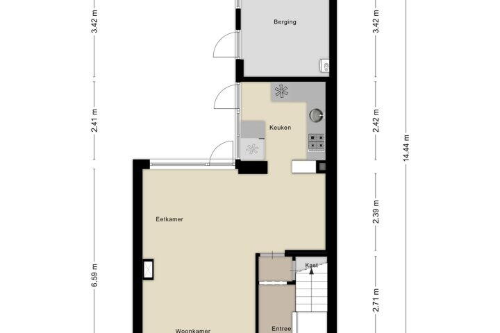 Plattegrond – Twikkelstraat 9, Arnhem