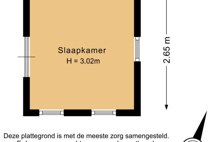 Plattegrond – Uffelterkerkweg 3, Havelte