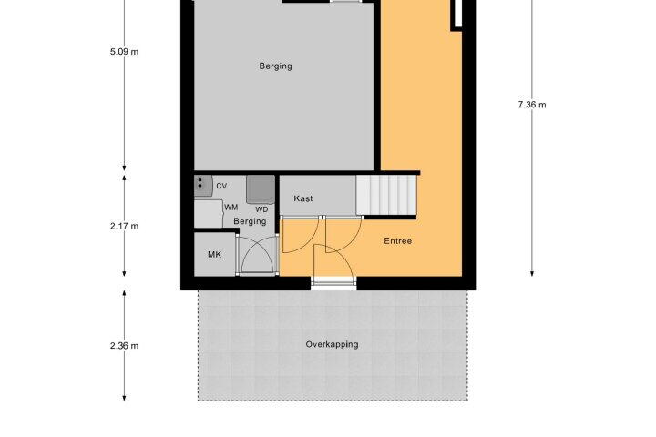 Plattegrond – Unescostraat 31, Heerlen