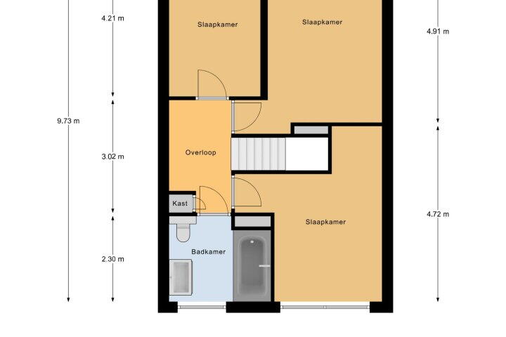 Plattegrond – Unescostraat 31, Heerlen