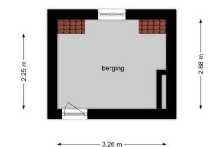 Plattegrond – Vaartstraat 22 1, Amsterdam