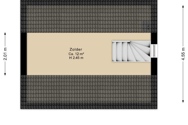 Plattegrond – Valderseweg 71, Dwingeloo