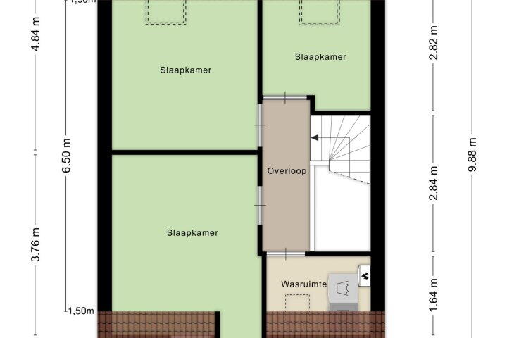 Plattegrond – Valeriaan 72, Meppel