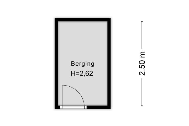 Plattegrond – Valeriushof 1 D, Amersfoort