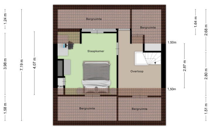 Plattegrond – Valeriuslaan 25, Roosendaal