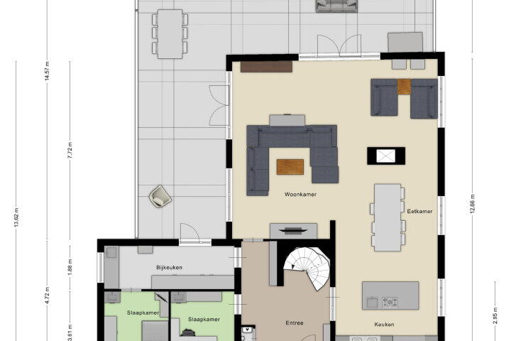 Plattegrond – Valeriuslaan 63, Roosendaal