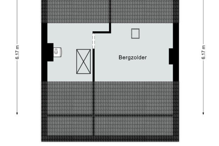Plattegrond – Valeriusstraat 17, Brunssum