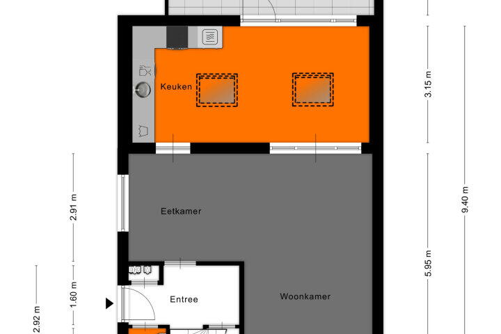Plattegrond – Valkstraat 3, Reusel