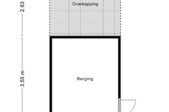 Plattegrond – Valkstraat 3, Reusel